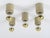 Set of five minimalistic mid-century modern ceiling lights or sconces. Model 'sp 14'. These are extremely rare pieces....