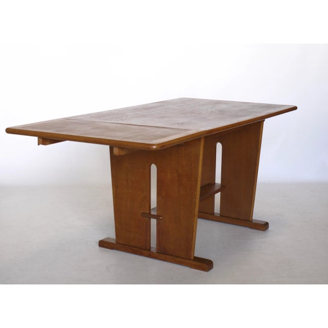 Extendable Dining Table by Bas van Pelt for EMS Overschie, 1930s For Sale - Image 4 of 13