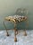 French Vintage Twisted Rope and Tassel Vanity Stool For Sale - Image 3 of 12