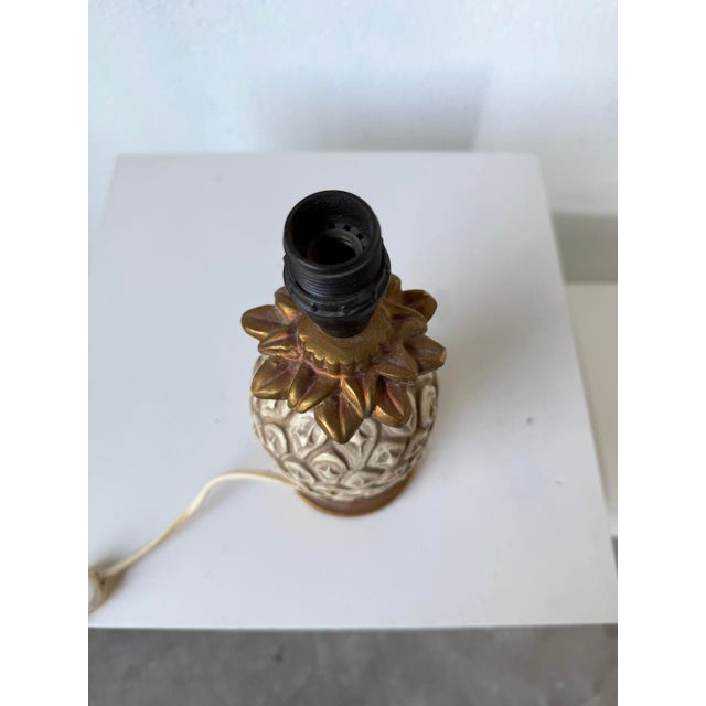 Terracotta Pineapple Lamp Base, 1950s For Sale - Image 14 of 18