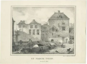 Houtman, Plompetoren in Utrecht, 1830, Paper