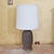 1970s Brutalist Pottery Table Lamp – Mediterranean Textured Ceramic, 29.5” For Sale - Image 4 of 18