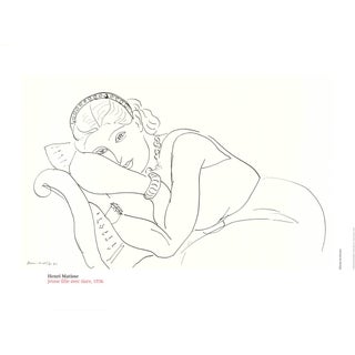 Henri Matisse, Jeune Fille Avec Tiare, Offset Lithograph, 1994 For Sale