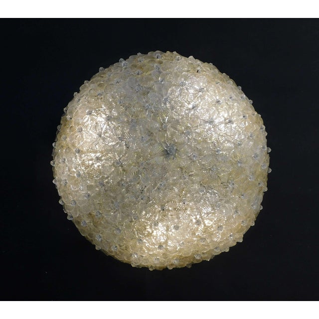 1960s Millefiori Flush Mount by Barovier E Toso For Sale - Image 6 of 8