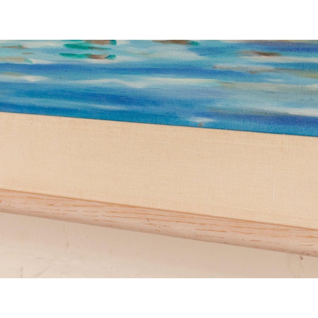 Wood Mid 20th Century William Cummings Original Landscape Art Signed For Sale - Image 7 of 8
