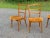 Nice set of Polish Dining Chairs with an Italian flair! Designed by Marian Grabinski for Swarzedzka. Overall in nice shape...