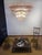Palmette Ceiling Light with Four Levels and Pink Glasses For Sale - Image 15 of 18