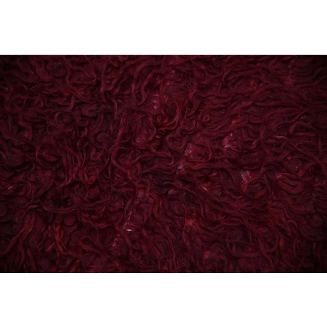 Turkish Oriental Hand Knotted Rug Turkish Modern Tulu Rug 2'11" x 4'2" For Sale - Image 3 of 8