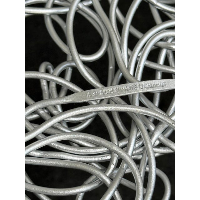 2000 - 2009 Vintage Alessi Fratelli Campana Nuvem Metal Wire Fruit Bowl Postmodern For Sale - Image 5 of 5