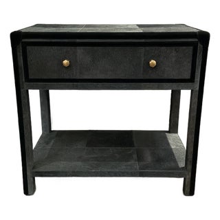 Made Goods Terrell Hair on Hide Nightstand For Sale