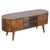 This sleek media console brings warmth and modern elegance to the living room. Crafted from solid mango wood in a rich...
