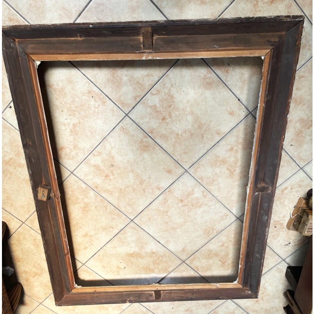 Baroque-Rococo Frame for a Mirror or Painting in Wood, 1950s For Sale - Image 11 of 14