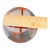 1990s Lsa International Polish Mouth-Blown Art Glass Vase in Red & Orange For Sale - Image 9 of 9