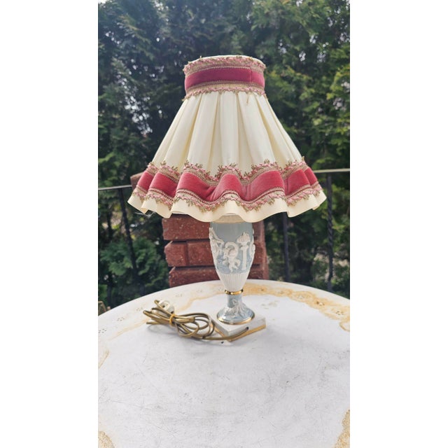 1970s Porcelain Lamp from Capodimonte, 1960s-1970s For Sale - Image 5 of 8