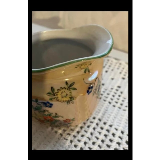 Collection of Antique & Vintage Creamer Sets: 1970 Waterford, 1880 Powell Bishop Ironstone, 1930 Trico Ngoya For Sale - Image 11 of 12