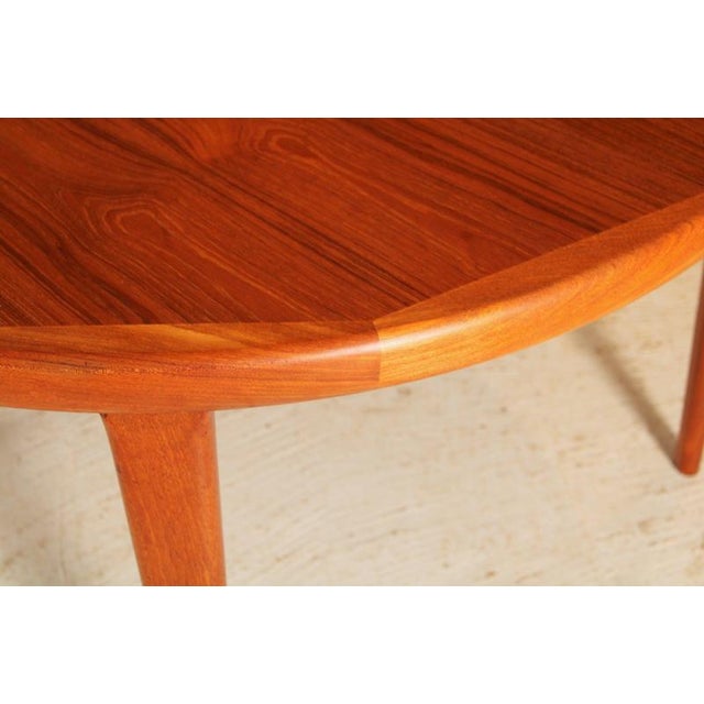 Mid-Century Danish Extending Dining Table in Teak from VV Mobler, 1960s For Sale - Image 4 of 15
