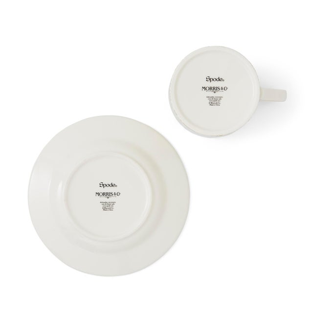 Spode Spode Morris & Co Teacup & Saucer, Blackthorn For Sale - Image 4 of 7