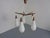 Mid-Century Modern Danish Teak and Glass Spider Ceiling Lamp, Denmark, 1960s For Sale - Image 3 of 17