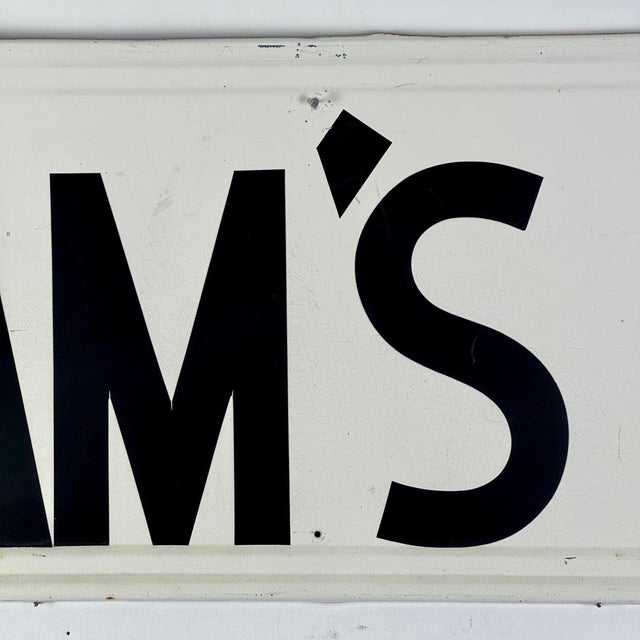 American Vintage Metal Sign for an International Grocers Alliance (Iga) Store, Adam's For Sale - Image 3 of 8