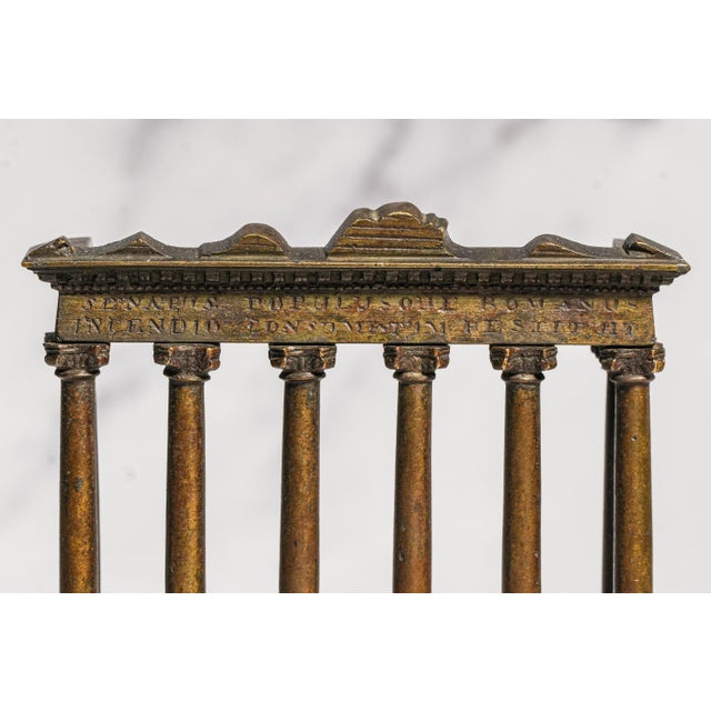 Step into the grandeur of ancient Rome with this exceptional 19th century Grand Tour bronze sculpture depicting the famed...