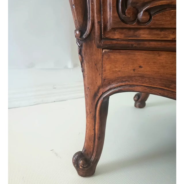 Wood Vintage French Oversize Nightstands, A Pair For Sale - Image 7 of 18
