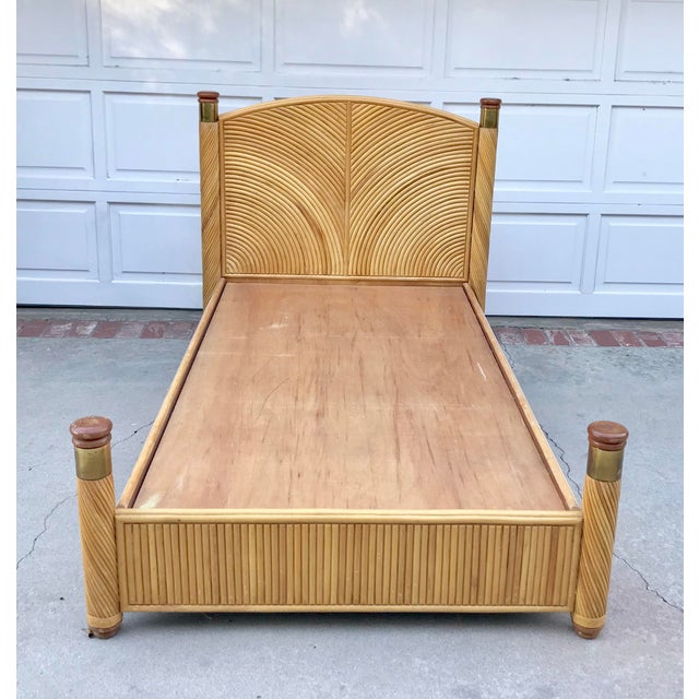 Rattan Twin Bed Frame Chairish