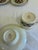 Vintage Pickard Ensemble Burgundy Gold Cups & Saucers - 8 pcs For Sale - Image 10 of 11