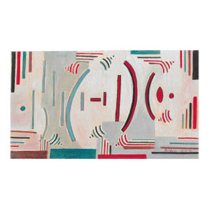 1971 Art Deco Style Painting