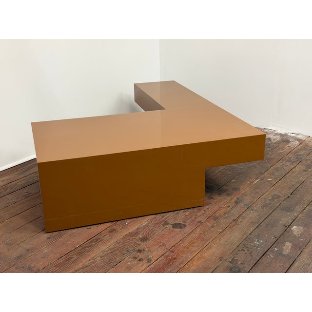 Contemporary Minimalist Lacquer Floating Coffee Table in the Manner of Donald Judd, 1970 For Sale - Image 3 of 14