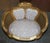 Metal Set of Antique Napoleon III Gold Giltwood Bergere Armchairs, 1870s For Sale - Image 7 of 18