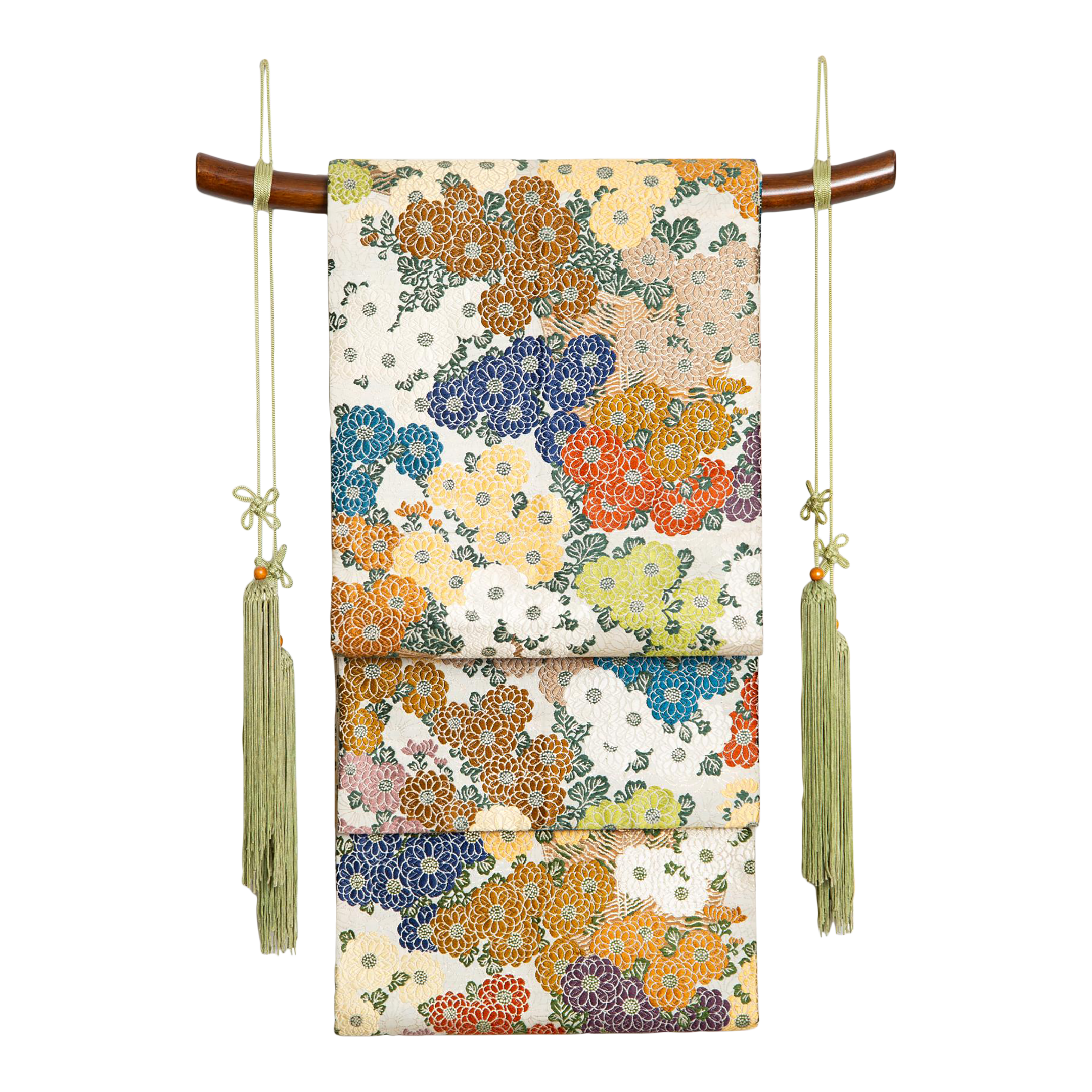 Mid-Century Japanese Obi Wall Art | Chairish