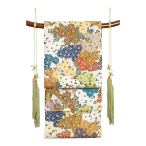 Mid-Century Japanese Obi Wall Art