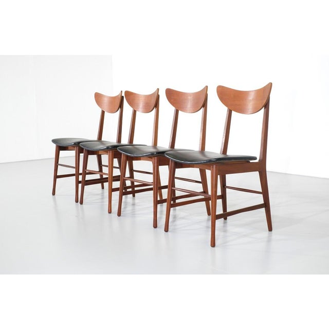 1960s Dining Chairs in Teak, Denmark, 1960s, Set of 4 For Sale - Image 5 of 11