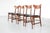 1960s Dining Chairs in Teak, Denmark, 1960s, Set of 4 For Sale - Image 5 of 11