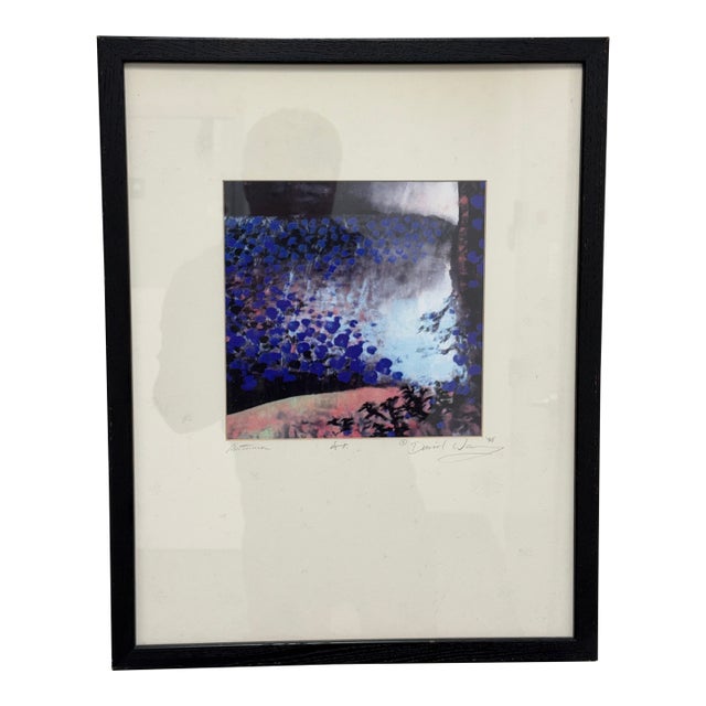 Circa 1996 David Z Wang Autumn a/P Lithograph, Signed For Sale