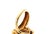 Carrera Y Carrera Panther Ring Diamond Onyx Ruby 18k Yellow Gold Size 5 For Sale - Image 4 of 4