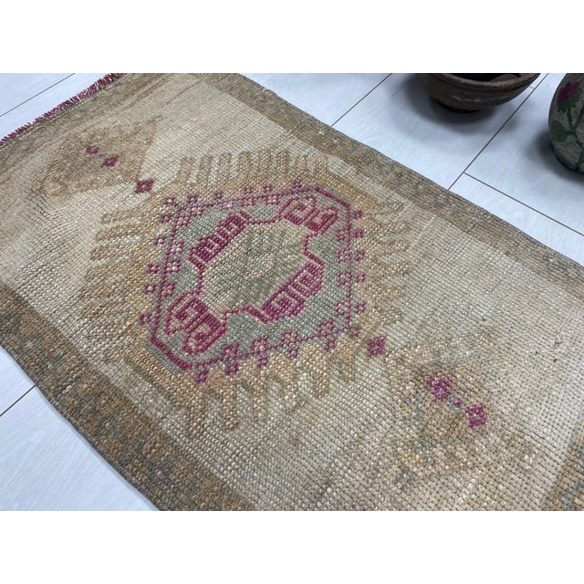 Small Tribal Wool Carpet For Sale In Phoenix - Image 6 of 6