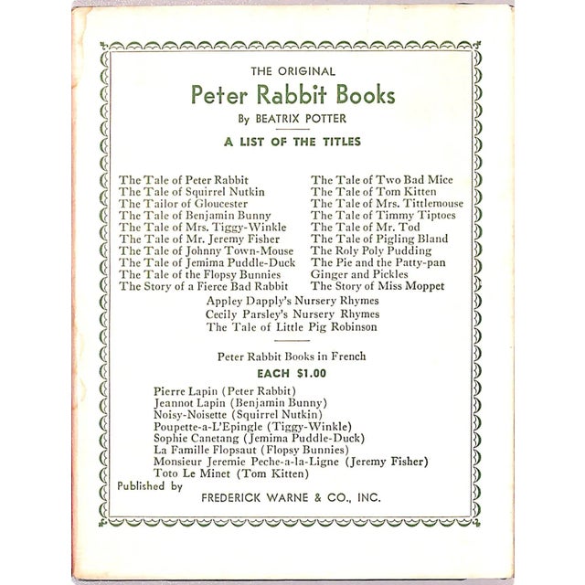 1930s "The Roly-Poly Pudding" 1936 Potter, Beatrix For Sale - Image 5 of 9