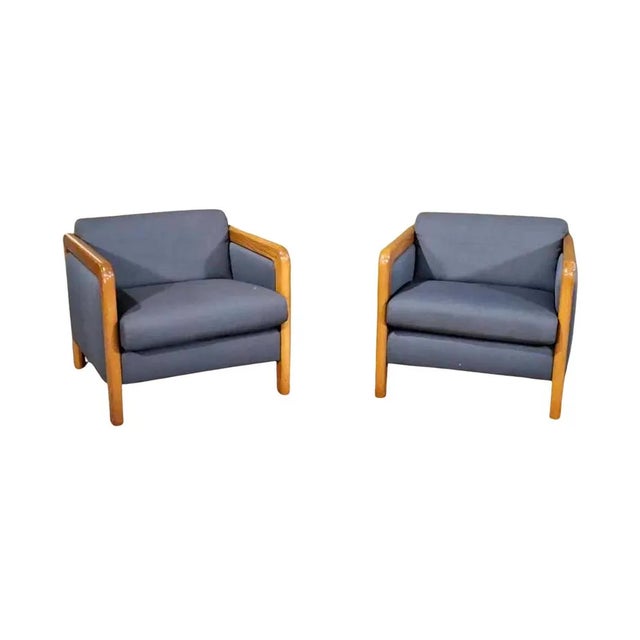 Wood Frame Lounge Chairs For Sale In Philadelphia - Image 6 of 6