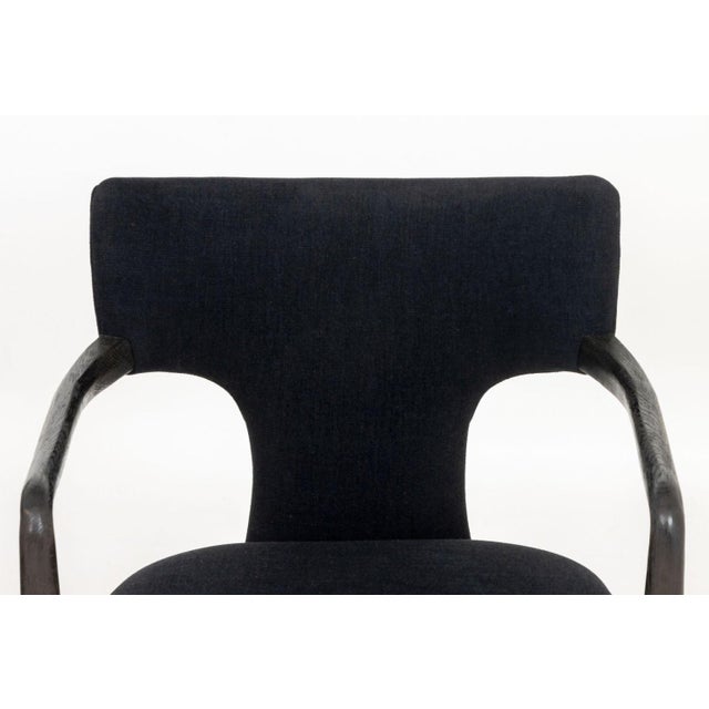 Restoration Hardware Restoration Hardware Black Dining Chairs, 6 For Sale - Image 4 of 13