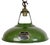 Industrial Green Enamel Factory Pendant Lamp from Coolicon, 1950s For Sale - Image 16 of 16