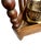 Ralph Lauren Antique English Bobbin-Turned Oak Umbrella & Cane Stand With Brass Liner For Sale - Image 4 of 16