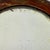 1900 - 1909 Antique Arched Top Wood Wall Mirror With Distressed Glass and Mini Painted Flowers For Sale - Image 5 of 9