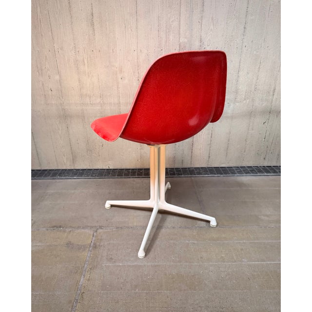 Red La Fonda Chairs for Vitra by Charles and Ray Eames, 1970s, Set of 2 For Sale - Image 8 of 17