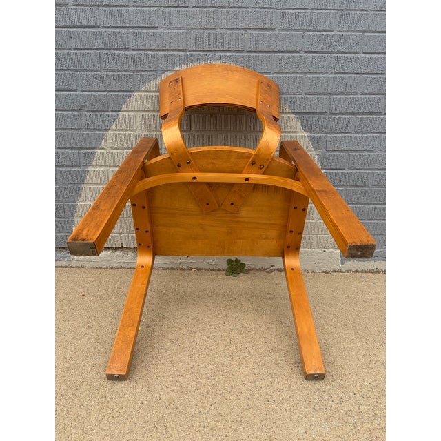 1960 Bentwood Side Chair Attributed to Thonet For Sale - Image 10 of 12