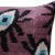 Eggplant Contemporary Handmade Velvet Evil Eye Good Luck Throw Pillow & Down Feather Insert For Sale - Image 8 of 11