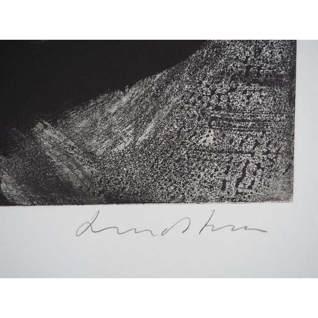 Bengt LINDSTROM (1925-2008) Abstract symbols, 1988 Original aquatint engraving Signed in pencil Numbered / 50 copies On...