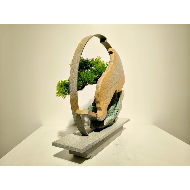 Landscapes, Bonsai, and Sculptural Ornaments，Half-Veiled – Neo-Chuanpai Bonsai Series For Sale - Image 11 of 12