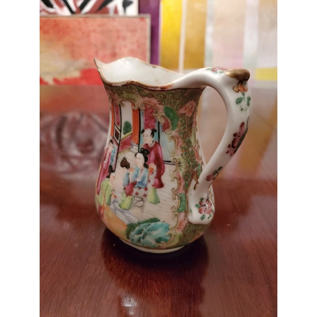 Chinese Antique Chinese Porcelain Rose Mandarin Medallion Vessel For Sale - Image 3 of 6