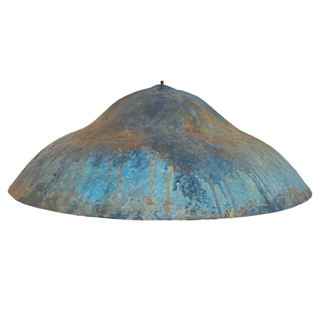 Contemporary Madhatter Papier-Mâché Pendant Lamp by Inconcreto For Sale - Image 3 of 7